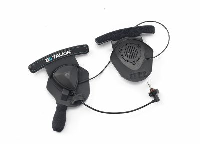 BB TALKIN' - DOUBLE SIDE HELMET SPEAKER PAD WITH MICROFONE - B03R